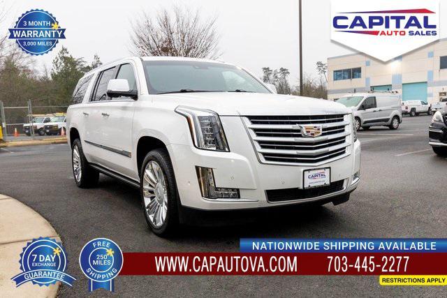 used 2018 Cadillac Escalade ESV car, priced at $36,595