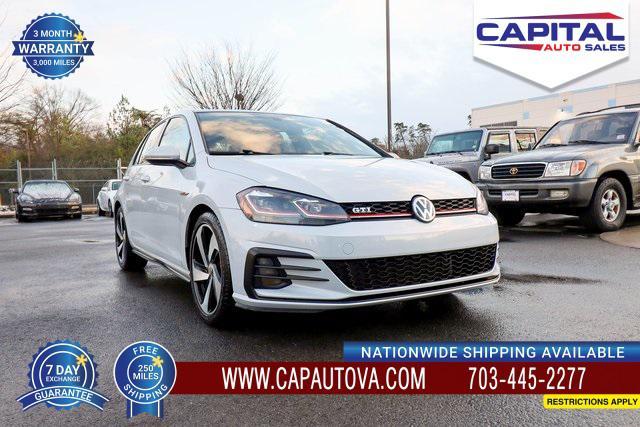 used 2018 Volkswagen Golf GTI car, priced at $15,777