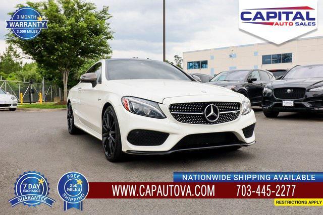 used 2017 Mercedes-Benz AMG C 43 car, priced at $23,995