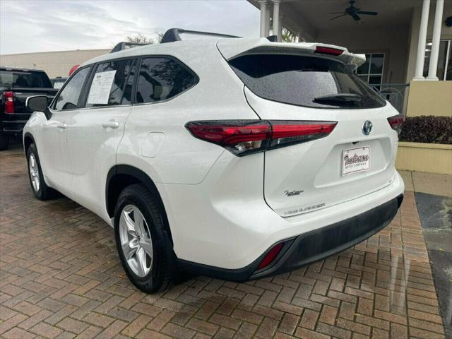 used 2023 Toyota Highlander Hybrid car, priced at $38,985
