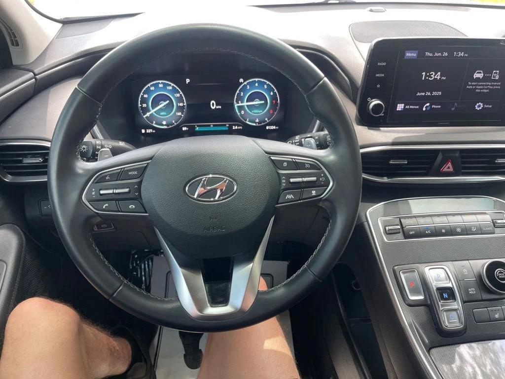 used 2021 Hyundai Santa Fe car, priced at $19,485