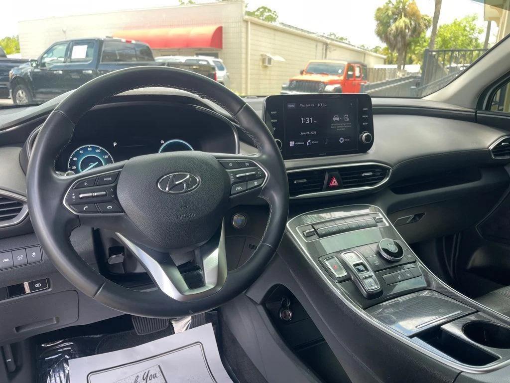 used 2021 Hyundai Santa Fe car, priced at $19,485