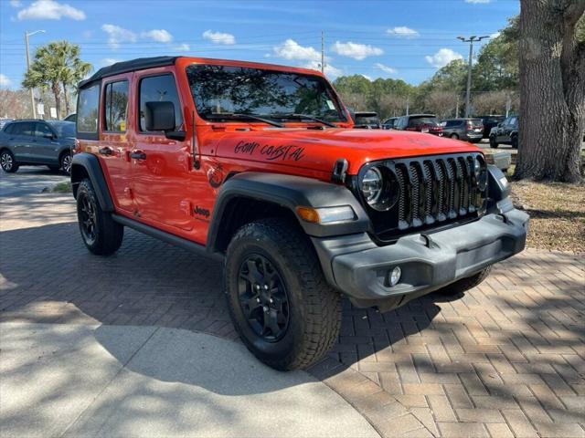 used 2020 Jeep Wrangler Unlimited car, priced at $29,985
