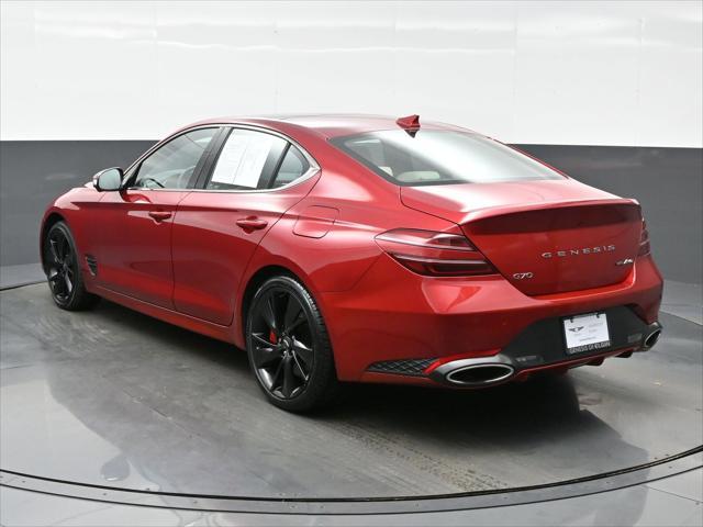 used 2023 Genesis G70 car, priced at $35,628