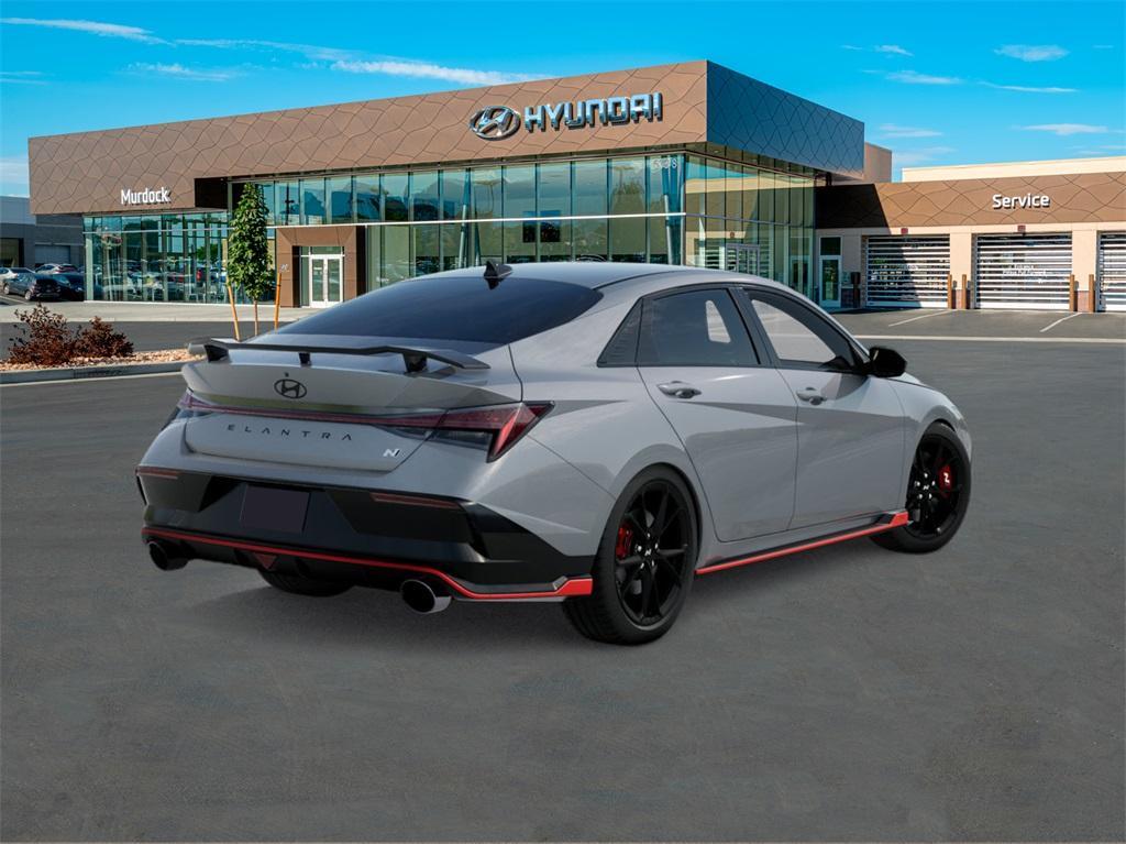 new 2025 Hyundai Elantra N car, priced at $37,315