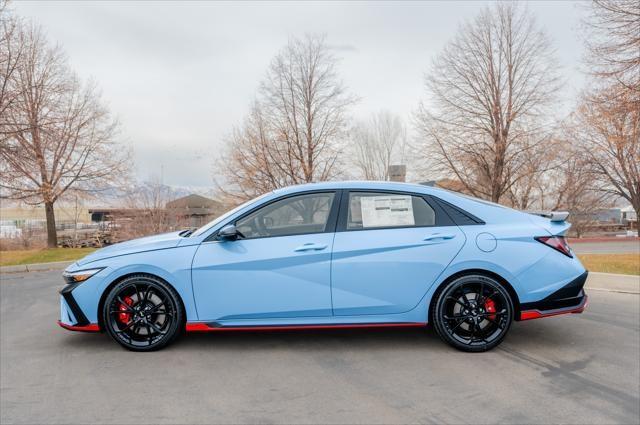 new 2025 Hyundai Elantra N car, priced at $37,345