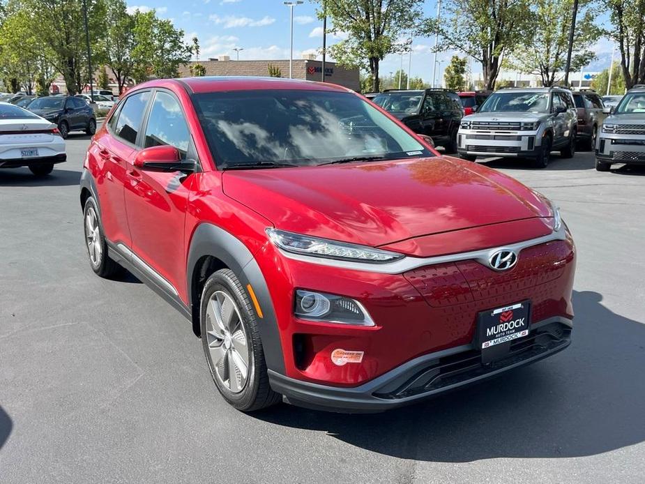 used 2021 Hyundai Kona EV car, priced at $18,976