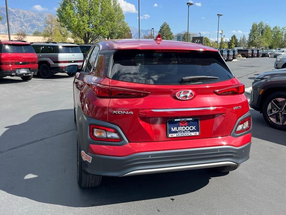 used 2021 Hyundai Kona EV car, priced at $18,976