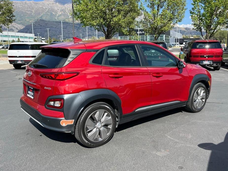 used 2021 Hyundai Kona EV car, priced at $18,976