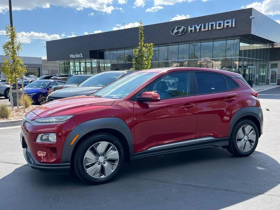 used 2021 Hyundai Kona EV car, priced at $18,976