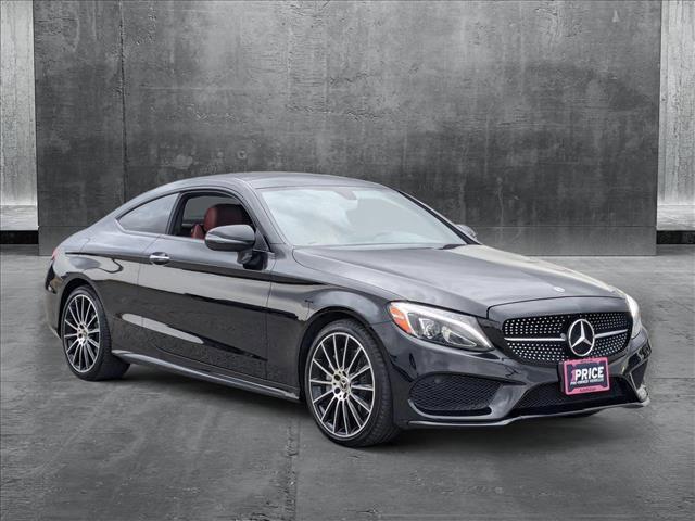 used 2018 Mercedes-Benz C-Class car, priced at $22,455