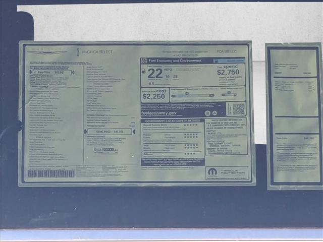 new 2026 Chrysler Pacifica car, priced at $39,033