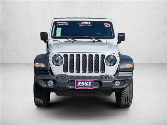 used 2021 Jeep Wrangler Unlimited car, priced at $25,560