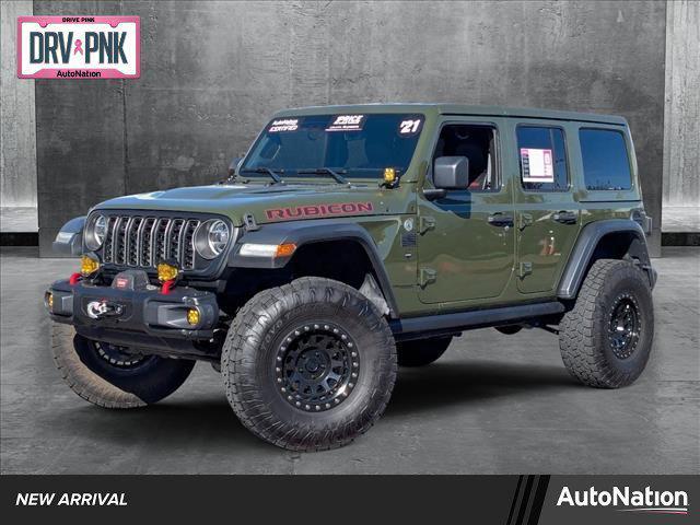 used 2021 Jeep Wrangler Unlimited car, priced at $44,455