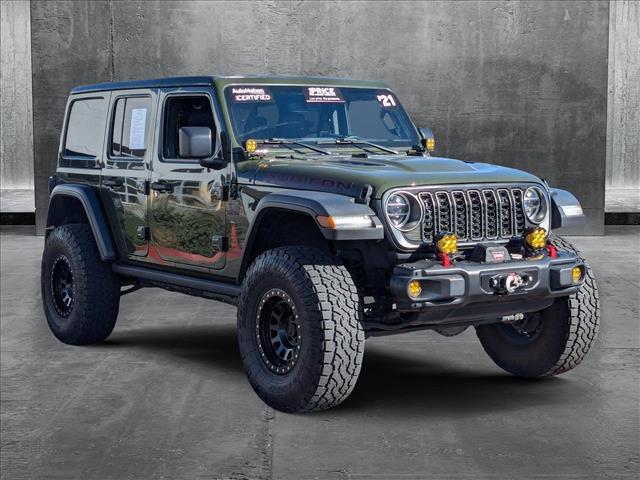 used 2021 Jeep Wrangler Unlimited car, priced at $44,455