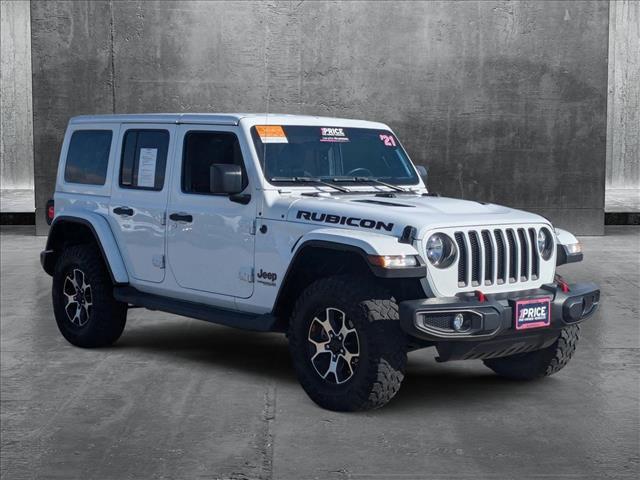 used 2021 Jeep Wrangler Unlimited car, priced at $44,328