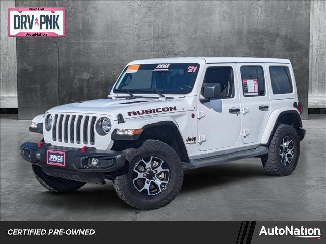 used 2021 Jeep Wrangler Unlimited car, priced at $44,328