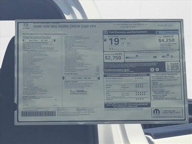 new 2025 Ram 1500 car, priced at $50,992