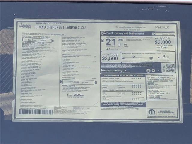 new 2025 Jeep Grand Cherokee L car, priced at $37,995