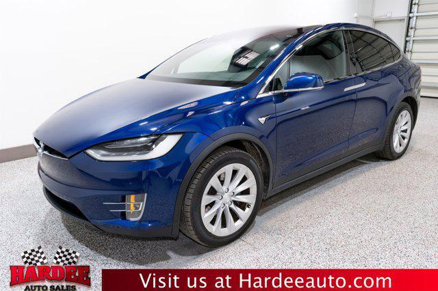 used 2018 Tesla Model X car, priced at $27,900