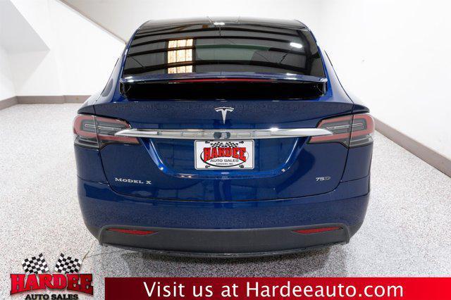 used 2018 Tesla Model X car, priced at $27,900