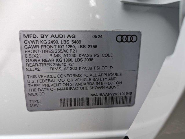 new 2024 Audi Q5 Sportback car, priced at $61,990