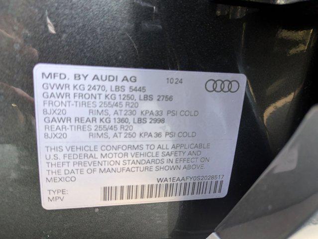 new 2025 Audi Q5 car, priced at $58,220