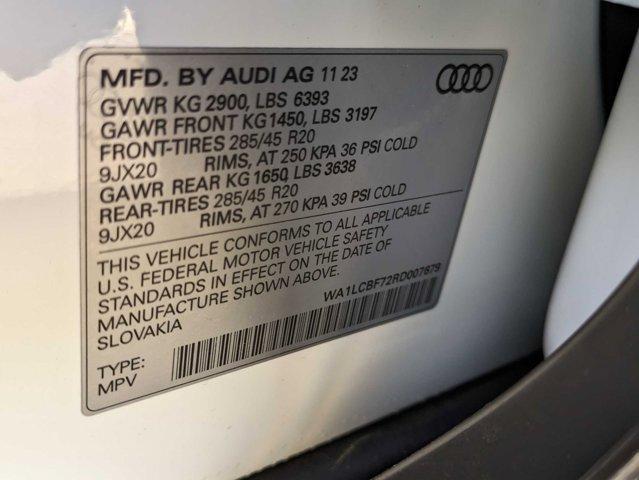 new 2024 Audi Q7 car, priced at $67,745