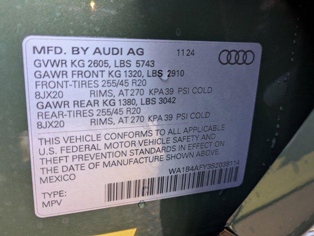 new 2025 Audi SQ5 car, priced at $71,680