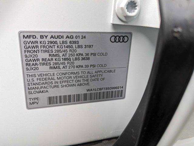 new 2025 Audi Q7 car, priced at $70,650