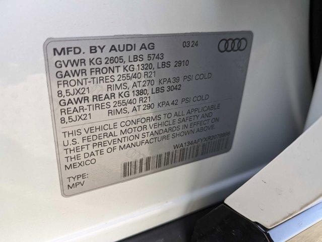 new 2024 Audi SQ5 car, priced at $78,680