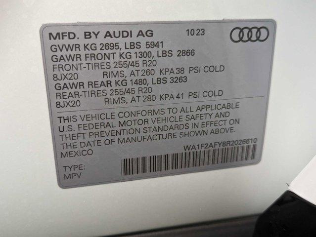 new 2024 Audi Q5 e car, priced at $74,376