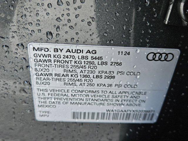 new 2025 Audi Q5 car, priced at $53,590