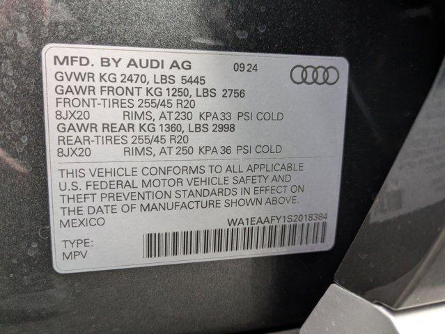 new 2025 Audi Q5 car, priced at $58,310