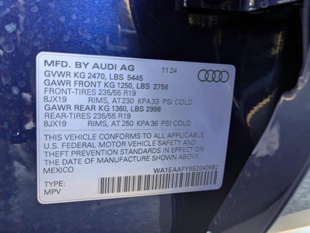 new 2025 Audi Q5 car, priced at $57,015