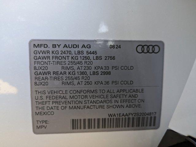 new 2025 Audi Q5 car, priced at $60,465