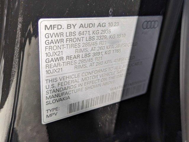new 2024 Audi Q8 car, priced at $81,985