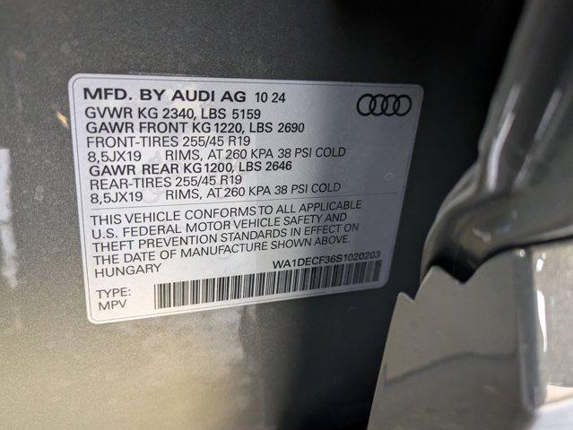 new 2025 Audi Q3 car, priced at $46,610