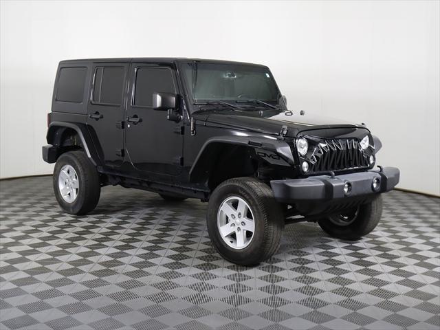 used 2017 Jeep Wrangler Unlimited car, priced at $18,349