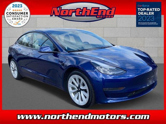 used 2022 Tesla Model 3 car, priced at $25,450