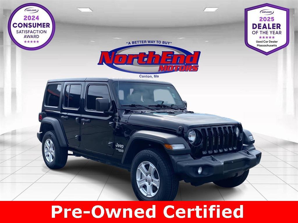 used 2021 Jeep Wrangler Unlimited car, priced at $26,499
