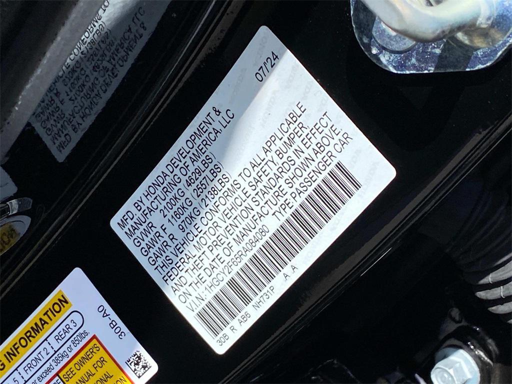 used 2024 Honda Accord Hybrid car, priced at $27,500