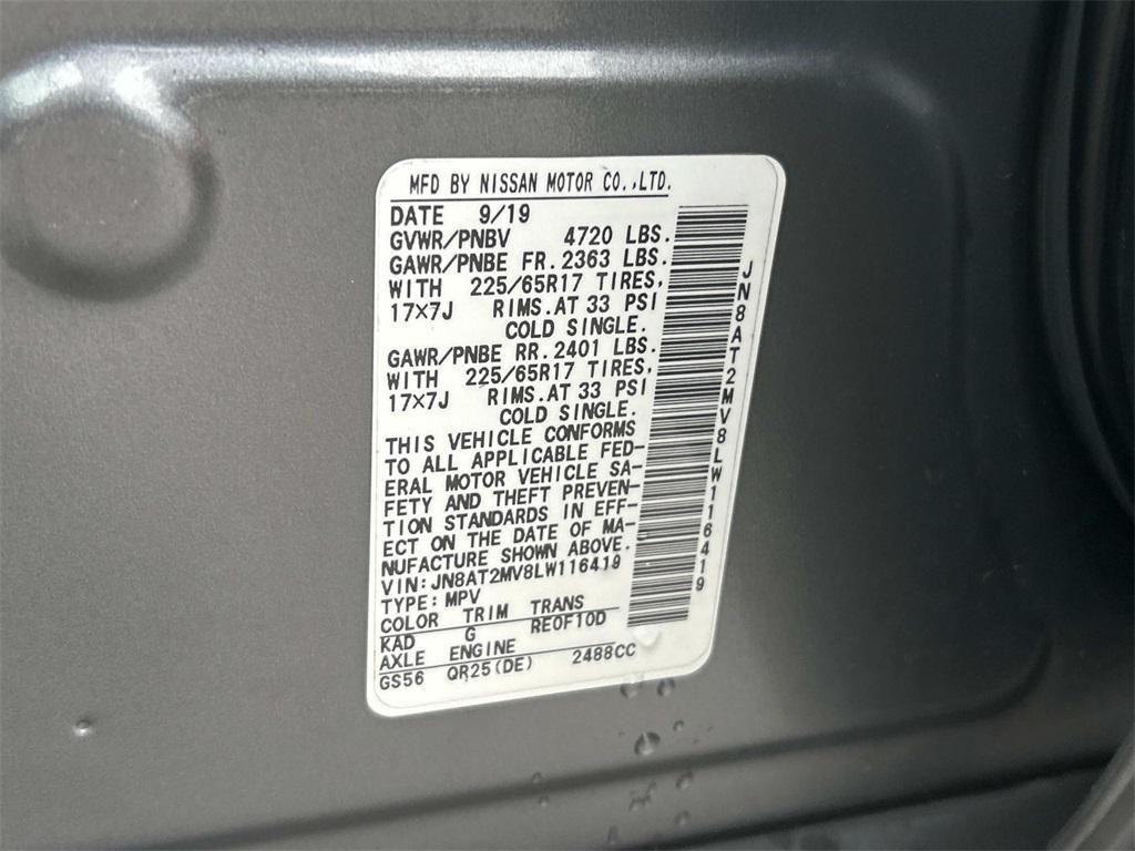 used 2020 Nissan Rogue car, priced at $19,400