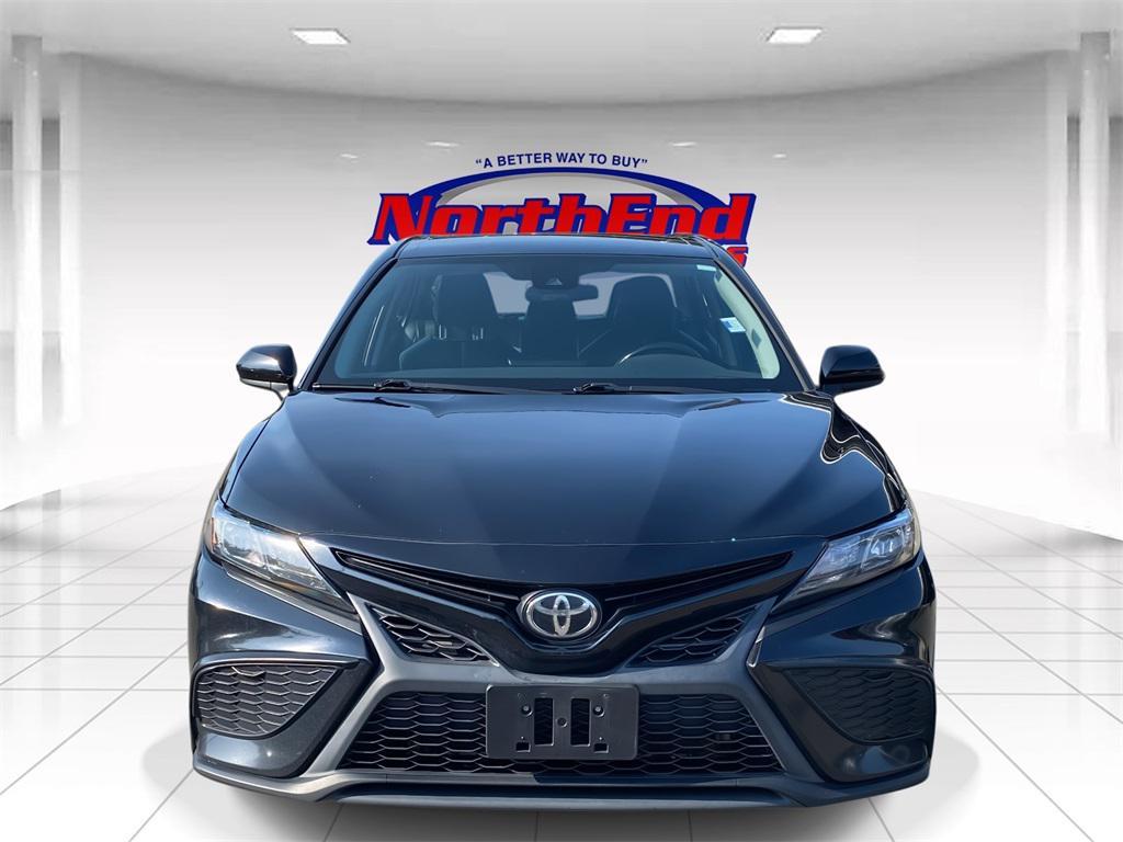 used 2021 Toyota Camry car, priced at $18,500