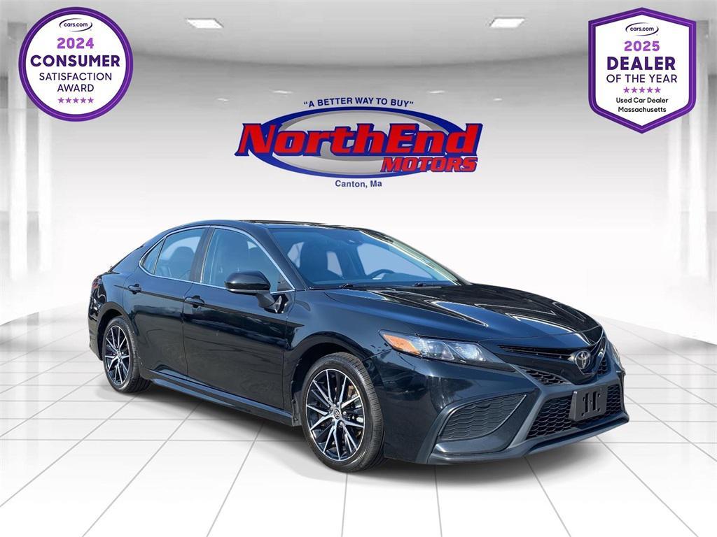used 2021 Toyota Camry car, priced at $18,500