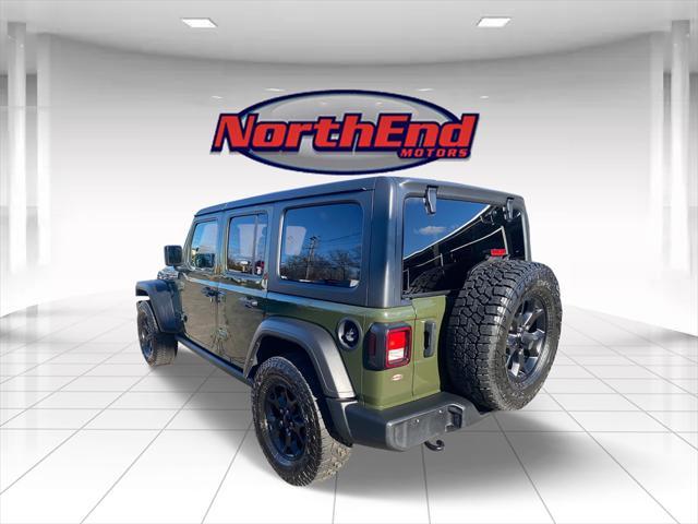 used 2021 Jeep Wrangler car, priced at $27,999