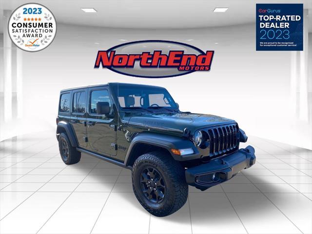 used 2021 Jeep Wrangler car, priced at $27,999