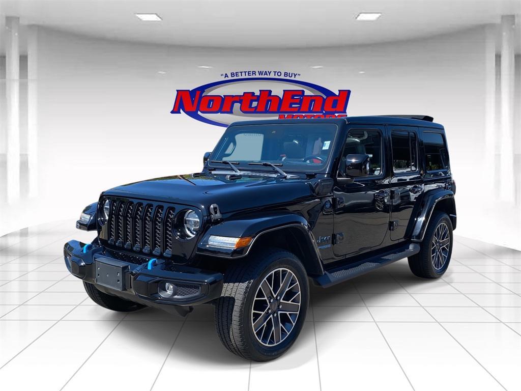 used 2022 Jeep Wrangler Unlimited 4xe car, priced at $38,990