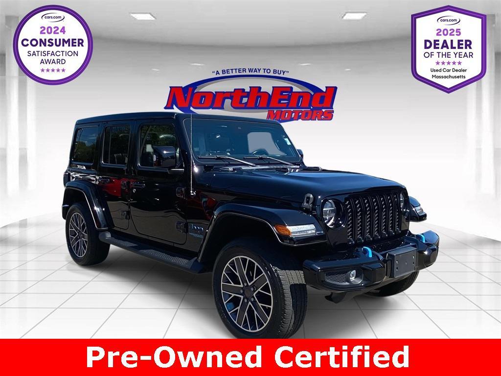 used 2022 Jeep Wrangler Unlimited 4xe car, priced at $39,999