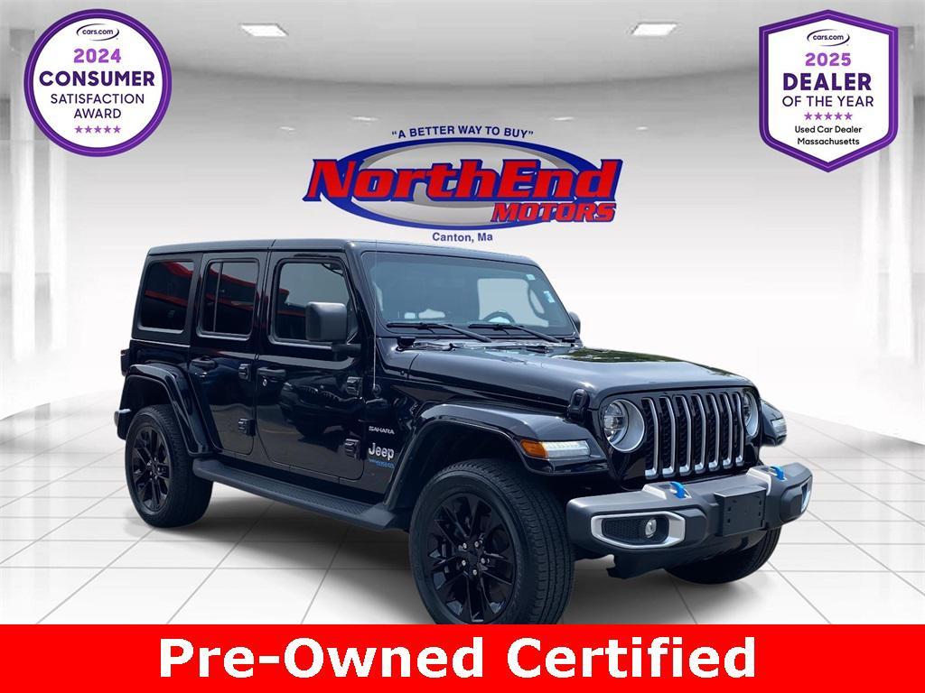used 2022 Jeep Wrangler Unlimited 4xe car, priced at $31,499